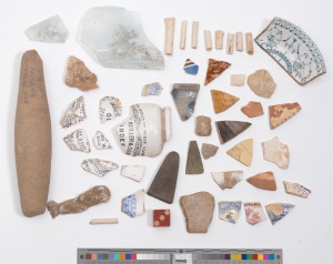 Early 20th Century finds from Upper Manhattan. Image courtesy MCNY